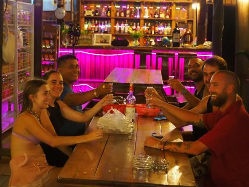 coconutbeach bungalows party hostel