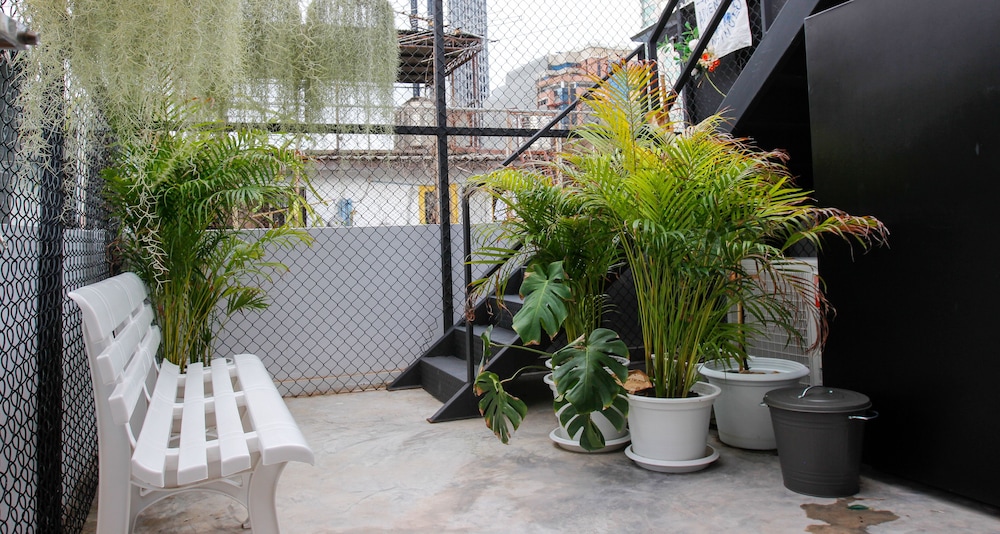 tropical summer cafe and hostel