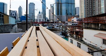 tropical summer cafe and hostel