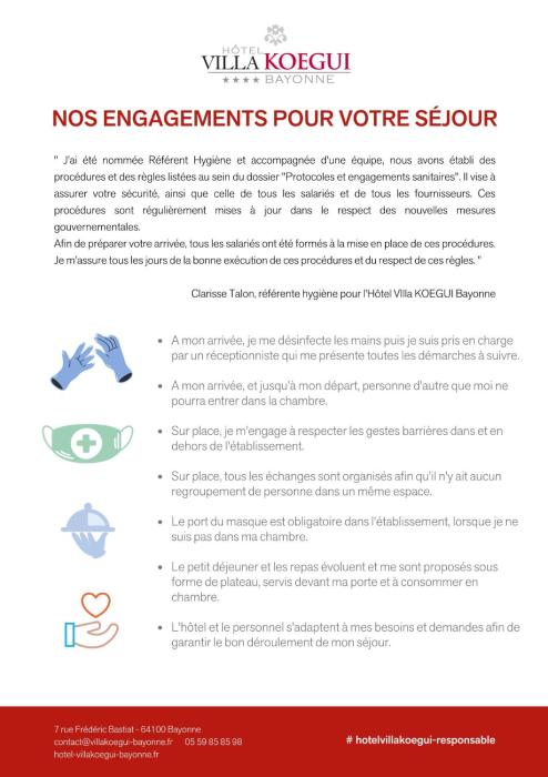 hotel villa koegui bayonne