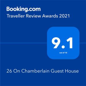 26 on chamberlain guest house