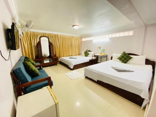 the blue guest house