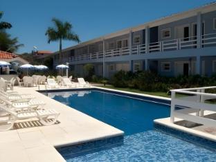 pousada azul da cor do mar