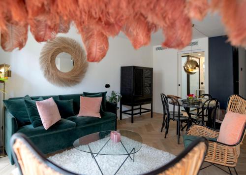 ocho suites and kitchen