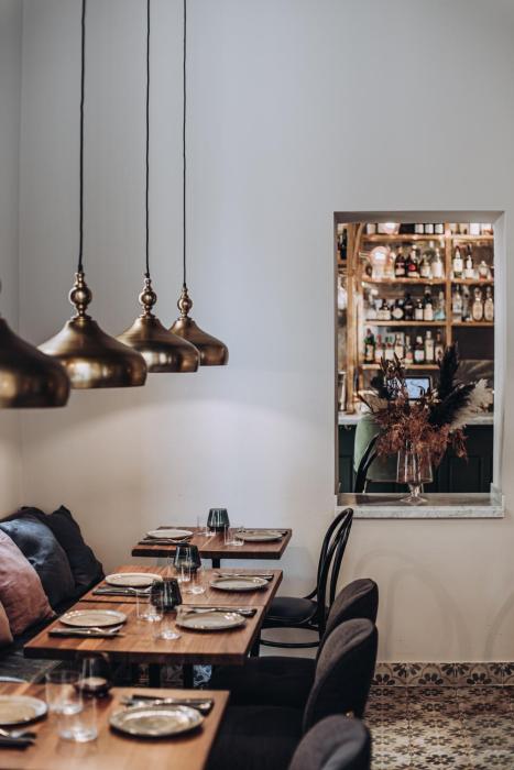 ocho suites and kitchen