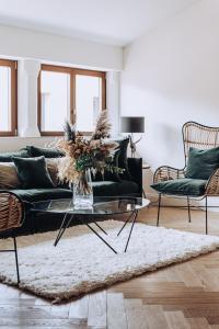 ocho suites and kitchen