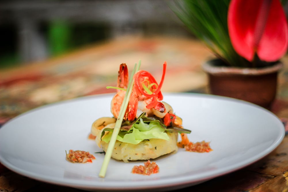 keramas sacred river village