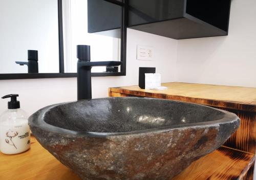 maspalomas lago canary sunset