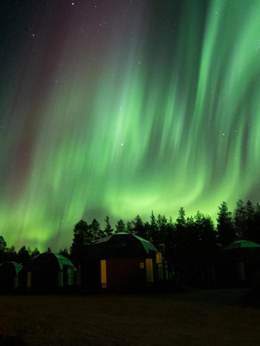 arctic snowhotel and glass igloos