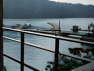 lake in mountain bandb