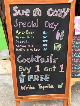 sue at cozy guesthouse