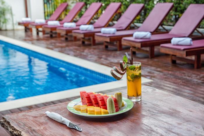 poolside villa hostel