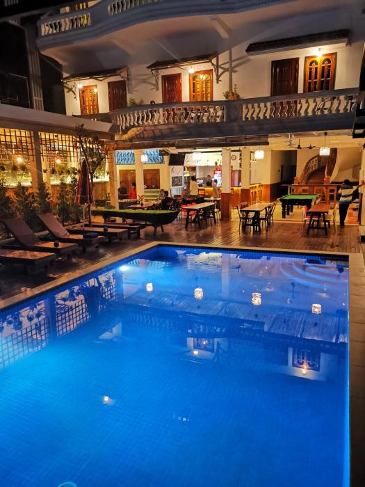 poolside villa hostel