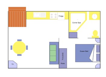 dylene caravan park 2 br family cabin with air
