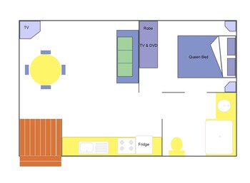 dylene caravan park 2 br family cabin with air