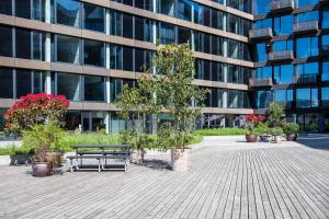 by the pier apartments into this place