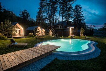 luxury glamping chocolate village