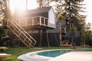 luxury glamping chocolate village