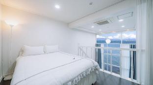 blue and white pension