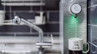 blue and white pension