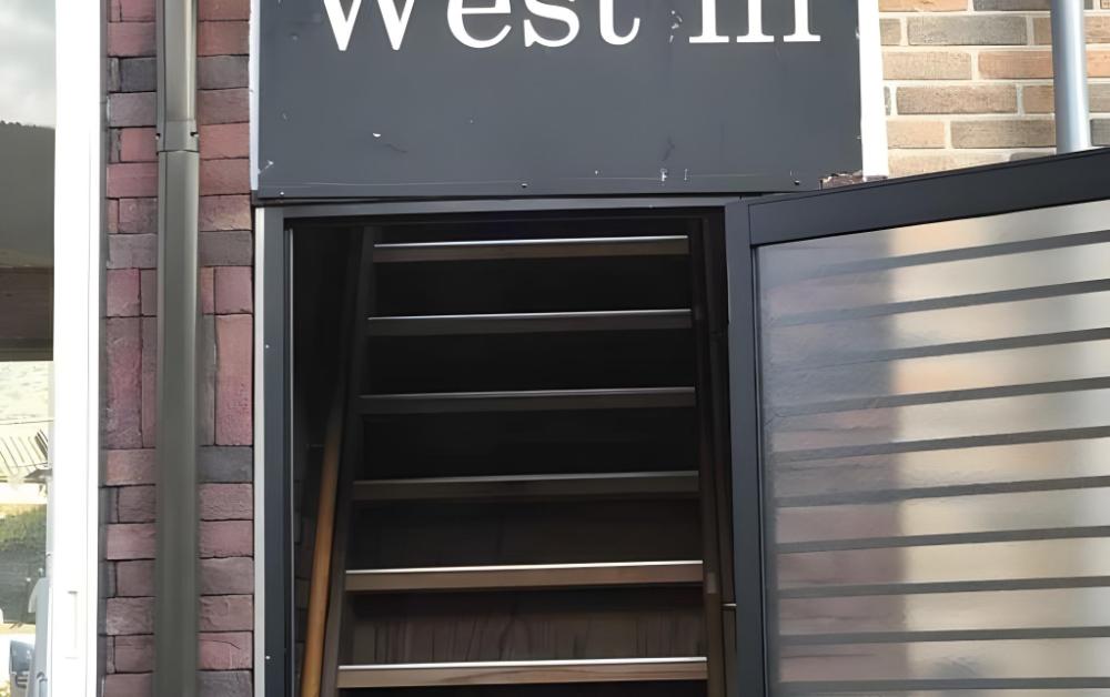 west in