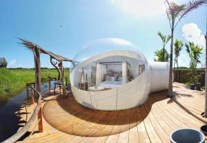 greenland bubble glamping