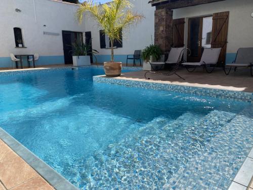 le patio bleu
