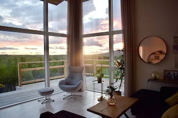 designers villa near alafoss waterfall