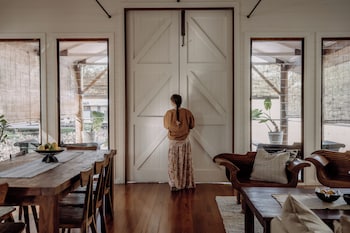 the boathouses at leaves and fishes