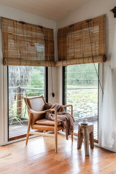 the boathouses at leaves and fishes