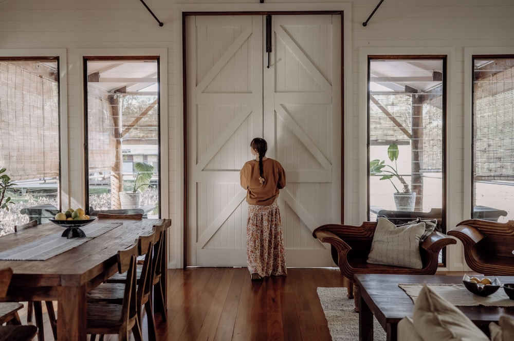 the boathouses at leaves and fishes