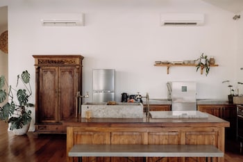 the boathouses at leaves and fishes
