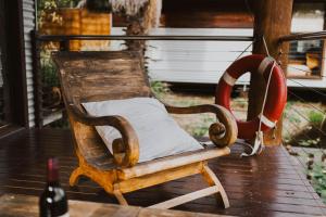 the boathouses at leaves and fishes