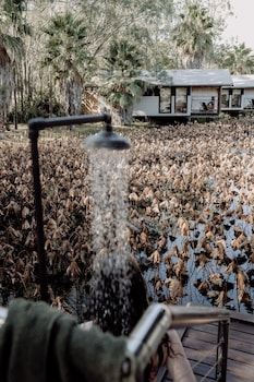 the boathouses at leaves and fishes