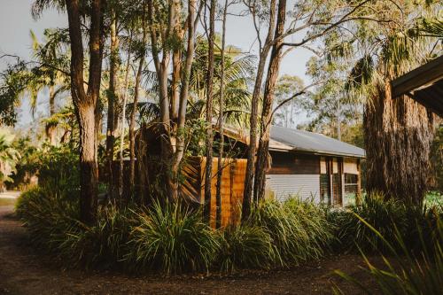 the boathouses at leaves and fishes