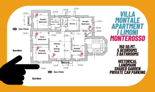 villa montale apartment i limoni