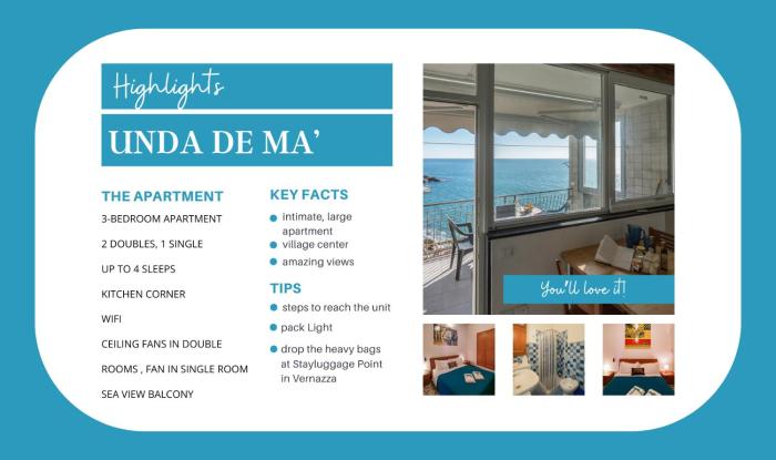 unda de ma sea view terrace apartment