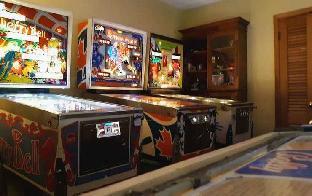 a house full of steel balls and games