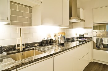 re imagined flat in georgian architecture townhouse