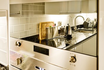 re imagined flat in georgian architecture townhouse