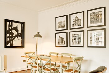 re imagined flat in georgian architecture townhouse