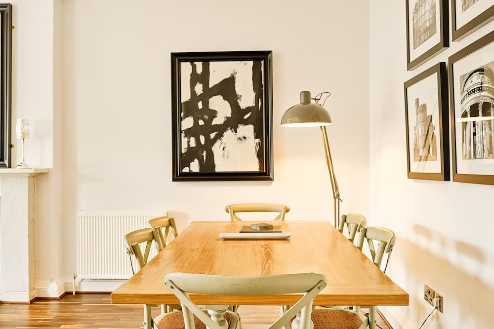 re imagined flat in georgian architecture townhouse