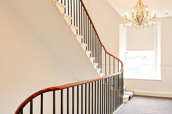 re imagined flat in georgian architecture townhouse