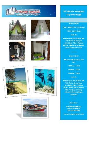 penginapan bunar tunggal dan resto seafood