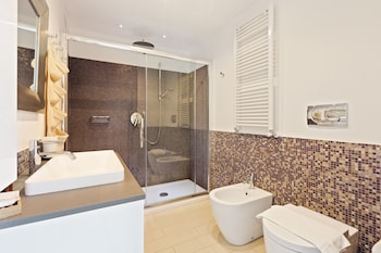 elegant loft with balcony