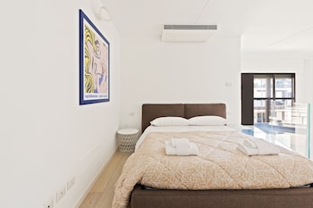 elegant loft with balcony