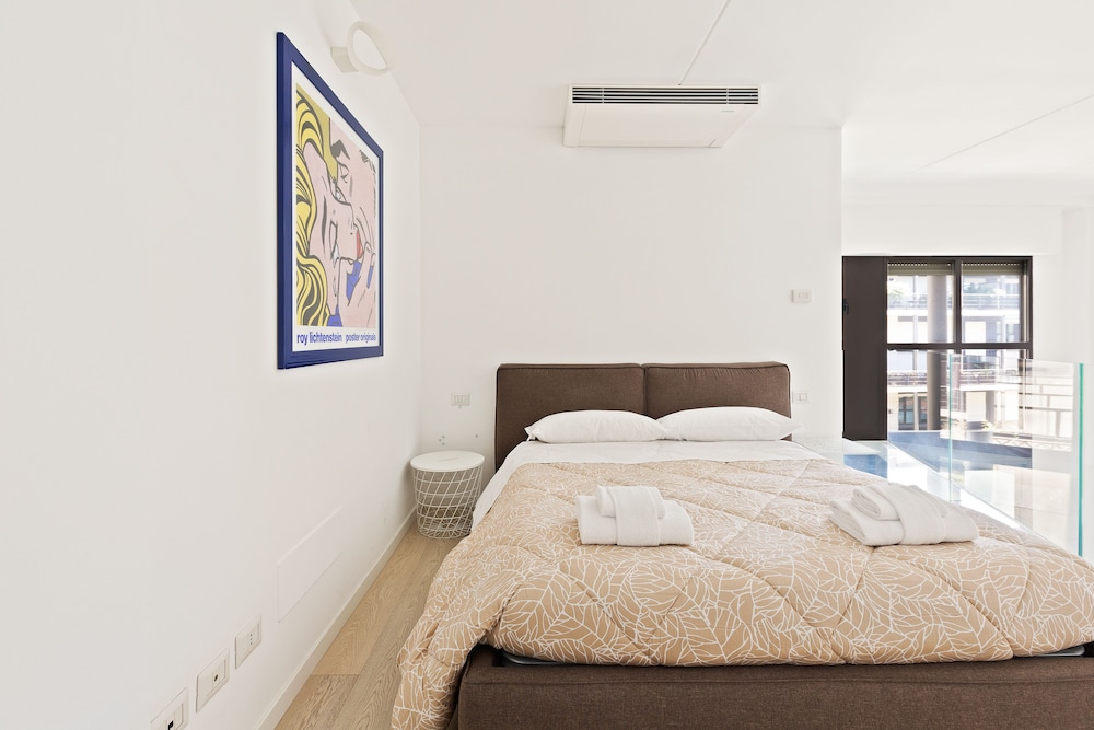 elegant loft with balcony