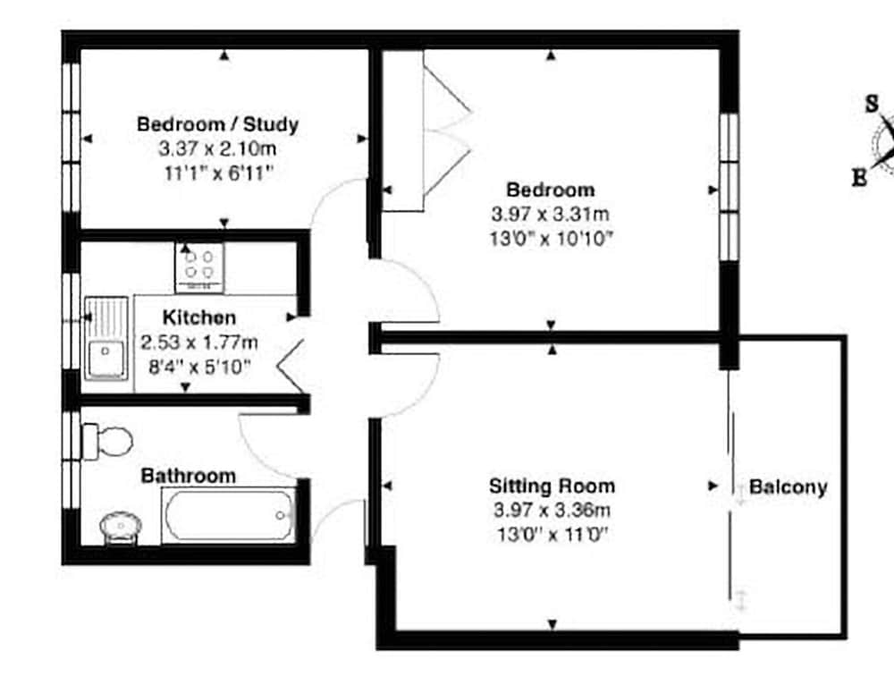 apple perch 2br flat free parking