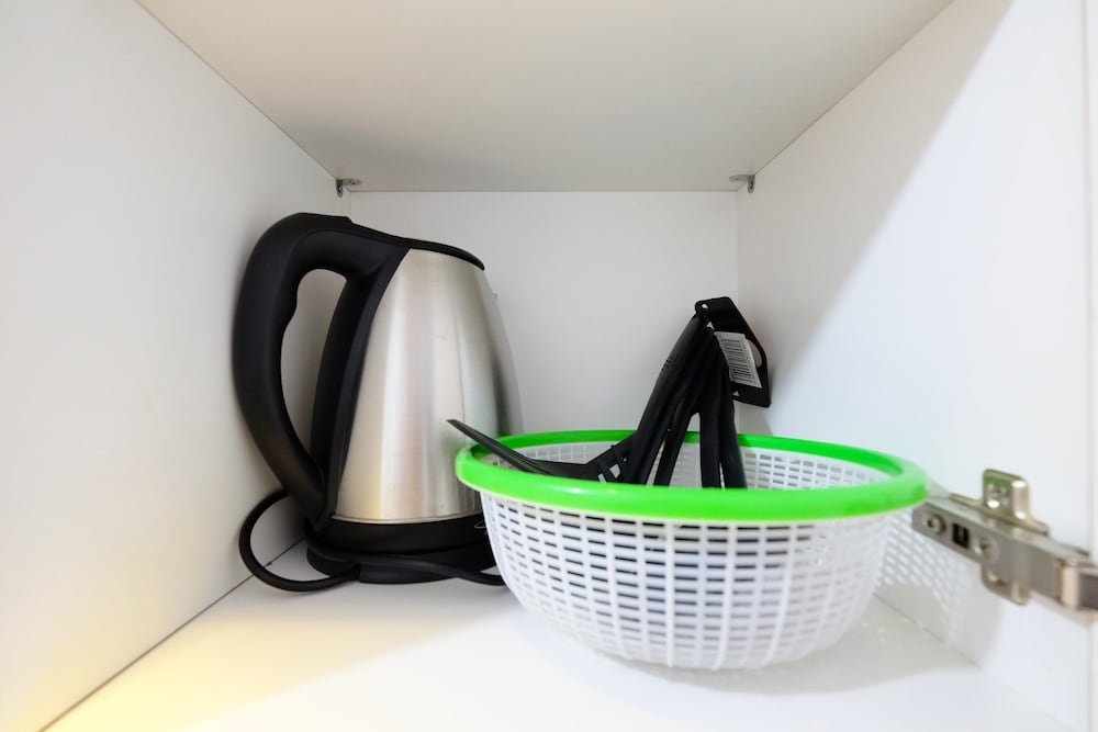 minimalist studio room at the springlake apartment sumarecon bekasi