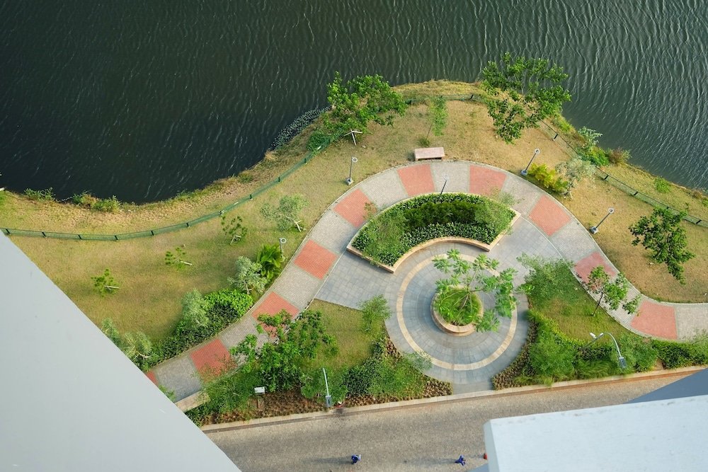 minimalist studio room at the springlake apartment sumarecon bekasi